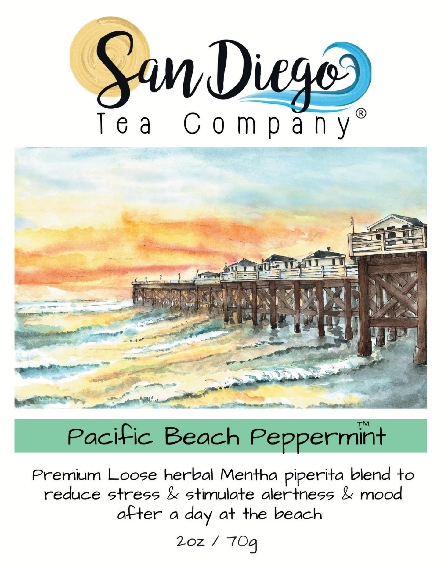 Pacific Beach Peach Premium Loose Tea