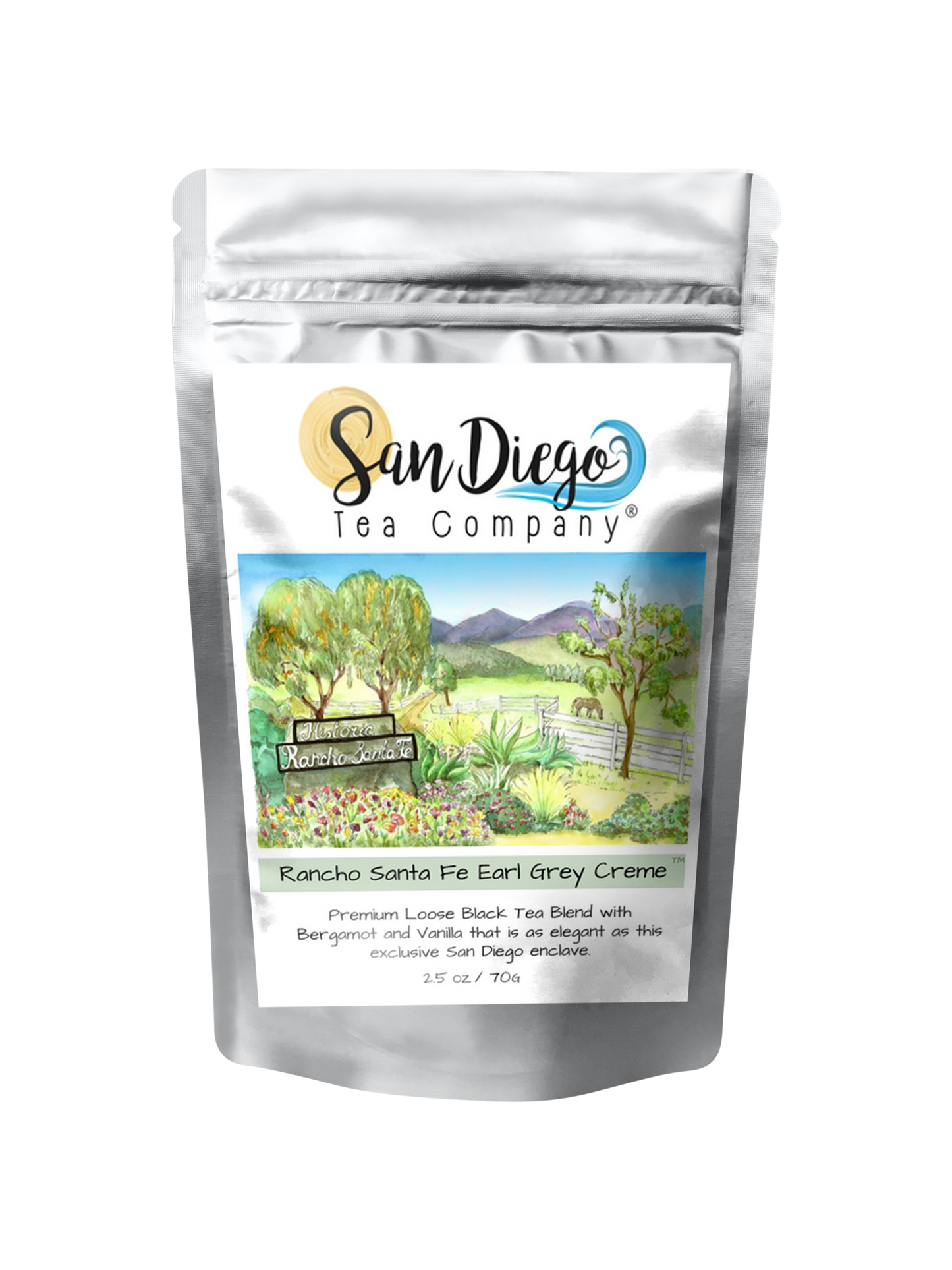 Rancho Santa Fe Earl Grey Creme Premium Loose Tea